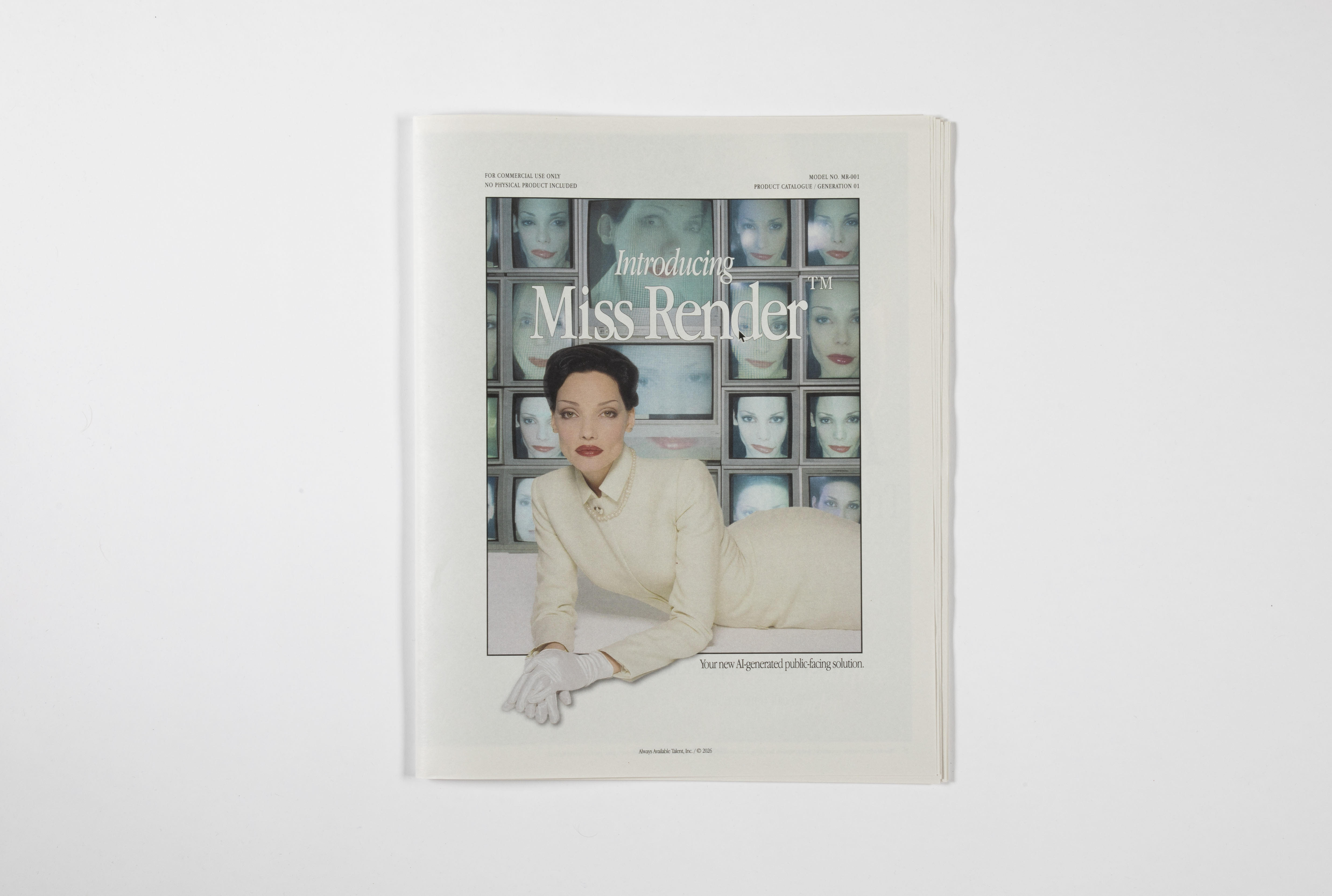 Miss Render catalogue scan: cover